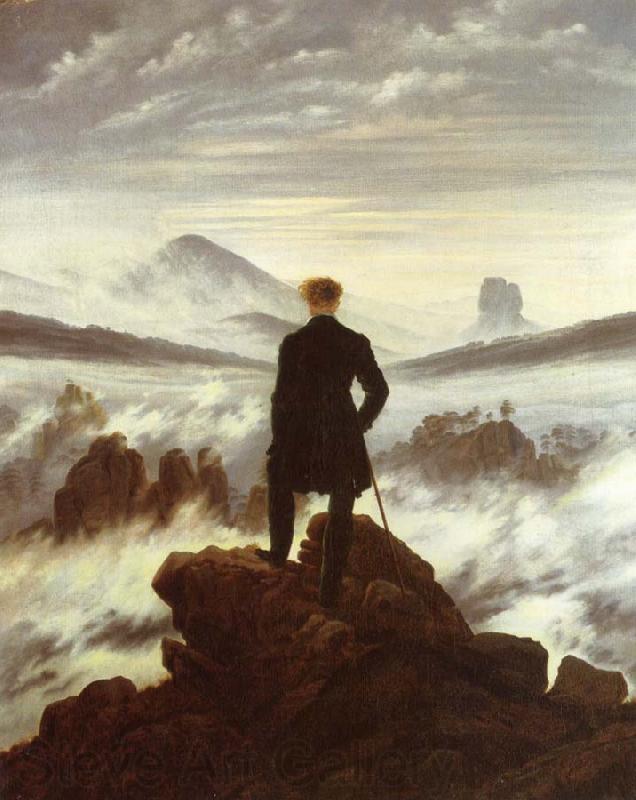 Caspar David Friedrich The walker above the mists